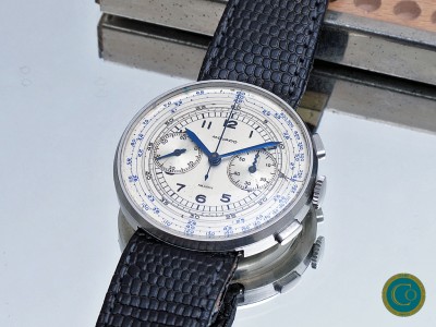 Very rare Movado M90 Discovolante chronograph from the 30's