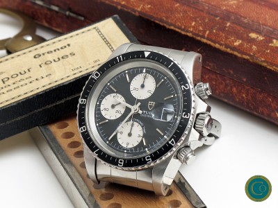 Tudor 79170 Big Block chronograph  Full set!!