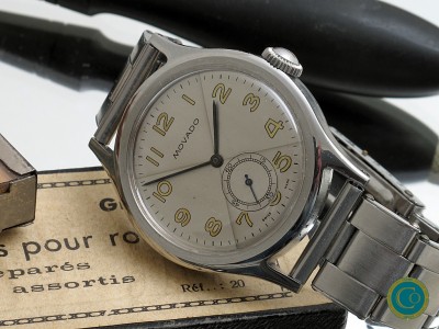 Super rare Movado 565 Calatrava with 35mm FB case (only 5 are known)