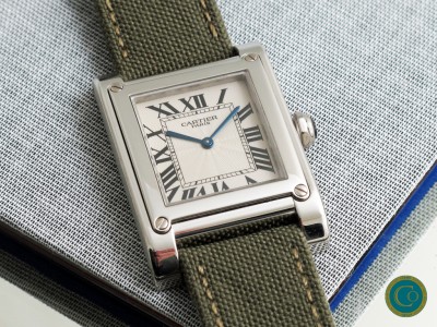  Rare platinum Cartier Tank á Vis CPCP Collection Prive limeted 150 pieces 