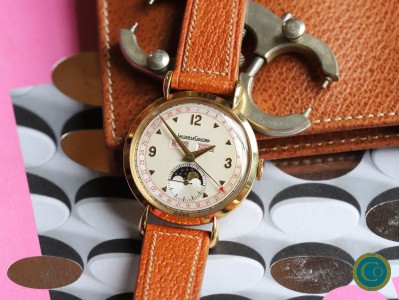 Jaeger LeCoultre Triple Calendar Moon Phase ref.14008/1