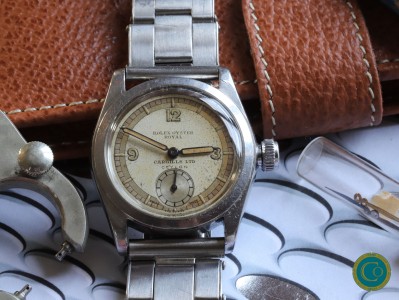 Rare Rolex Flat Back retail by Cargills LTD Ceylon