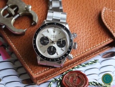 Rolex 6265 Cosmograph Daytona MK1 from 1971 in mint condition.