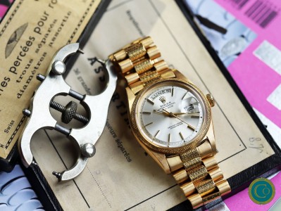 Extremely Rare Rolex Day-Date Ref. 1811 | Moiré Finish 