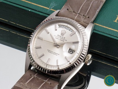 Super Rare early Rolex 1803 in white gold from 1963