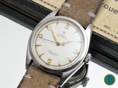 Rolex 6084 Ovettone Pre-Explorer from 1952 in untouched condition